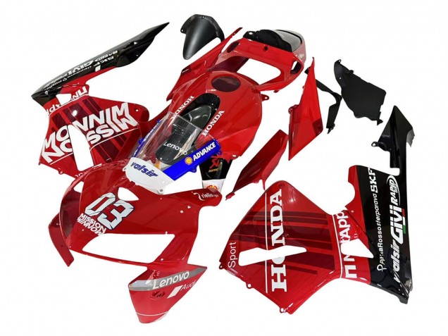 Descuento Carenados Moto Honda CBR600RR 2005-2006 - Rojo Negro Valsir 03