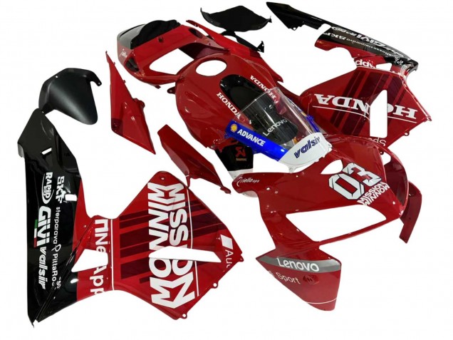 Descuento Carenados Moto Honda CBR600RR 2005-2006 - Rojo Negro Valsir 03