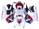 Descuento Carenado Moto Honda CBR600RR 2005-2006 - Blanco Rojo Azul HRC