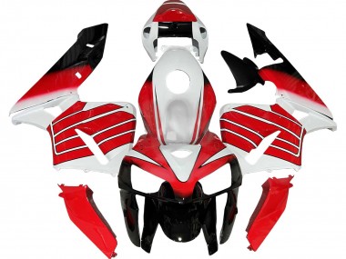 Descuento Carenado Moto Honda CBR600RR 2005-2006 - Rojo Blanco Negro