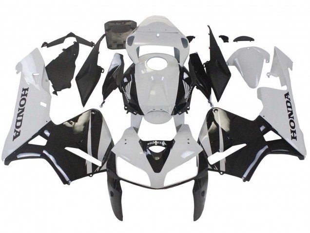 Descuento Carenado Moto Honda CBR600RR 2005-2006 - Blanco Negro