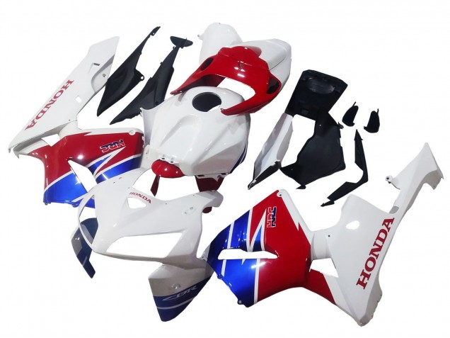 Descuento Carenados Moto Honda CBR600RR 2005-2006 - Blanco Azul Rojo
