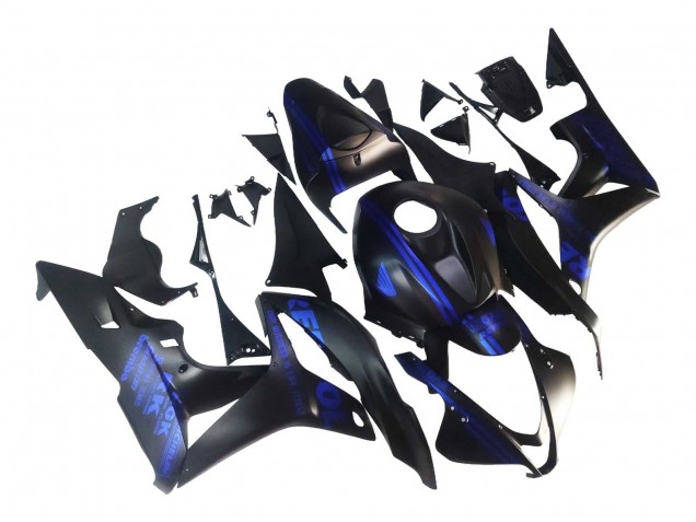 Descuento Carenados Moto Honda CBR600RR 2007-2008 - Negro Mate Azul Repsol