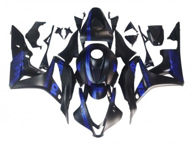 Descuento Carenados Moto Honda CBR600RR 2007-2008 - Negro Mate Azul Repsol
