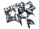 Descuento Carenado Moto Honda CBR600RR 2007-2008 - Negro Mate Blanco Repsol
