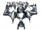 Descuento Carenado Moto Honda CBR600RR 2007-2008 - Negro Mate Blanco Repsol