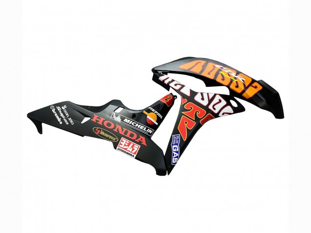Descuento Carenados Moto Honda CBR600RR 2007-2008 - Negro Mate Naranja Rojo Rossi Repsol 46