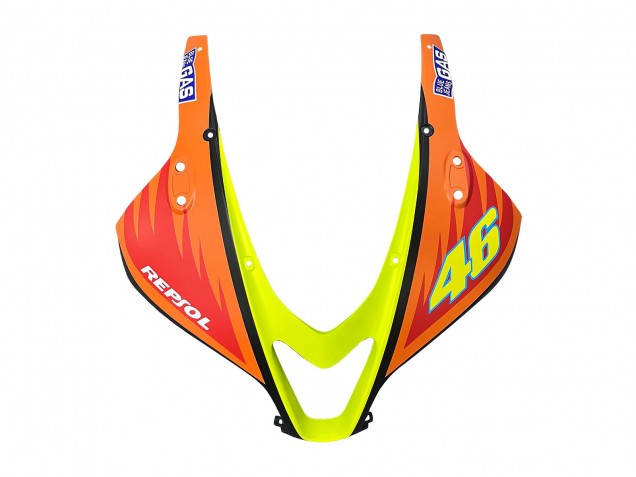 Descuento Carenados Moto Honda CBR600RR 2007-2008 - Negro Mate Naranja Rojo Rossi Repsol 46