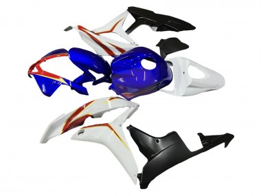 Descuento Carenados Moto Honda CBR600RR 2007-2008 - Blanco Azul Rojo Negro Brillante