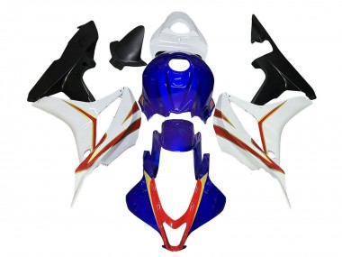 Descuento Carenados Moto Honda CBR600RR 2007-2008 - Blanco Azul Rojo Negro Brillante