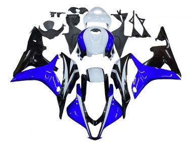 Descuento Carenado Moto Honda CBR600RR 2007-2008 - Blanco Azul Negro Brillante