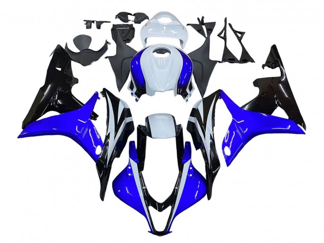 Descuento Carenado Moto Honda CBR600RR 2007-2008 - Blanco Azul Negro Brillante