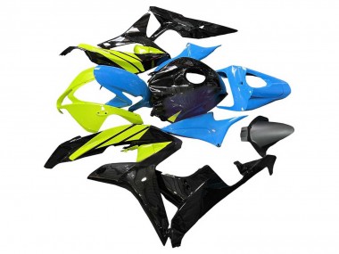Descuento Carenados Moto Honda CBR600RR 2007-2008 - Azul Amarillo Negro Brillante