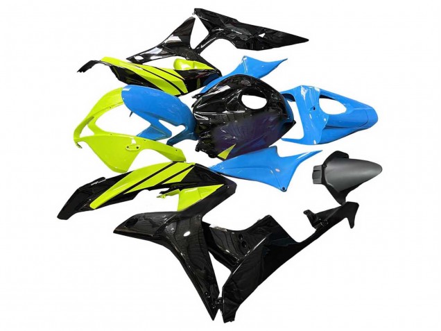 Descuento Carenados Moto Honda CBR600RR 2007-2008 - Azul Amarillo Negro Brillante