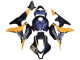 Descuento Carenados Moto Honda CBR600RR 2007-2008 - Naranja Azul Oscuro Trick Star 06