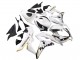 Descuento Carenado Moto Honda CBR600RR 2007-2008 - Blanco Oro Negro Brillante Playboy