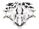 Descuento Carenado Moto Honda CBR600RR 2007-2008 - Blanco Oro Negro Brillante Playboy