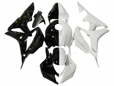 Descuento Carenados Moto Honda CBR600RR 2007-2008 - Blanco Negro Brillante Dividir