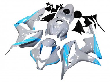 Descuento Carenados Moto Honda CBR600RR 2007-2008 - Gris Brillante Azul Claro