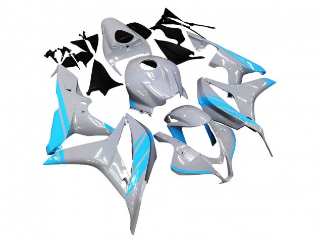Descuento Carenados Moto Honda CBR600RR 2007-2008 - Gris Brillante Azul Claro