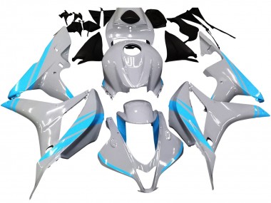Descuento Carenados Moto Honda CBR600RR 2007-2008 - Gris Brillante Azul Claro