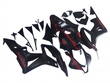 Descuento Carenados Moto Honda CBR600RR 2007-2008 - Negro Mate Rojo