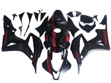 Descuento Carenados Moto Honda CBR600RR 2007-2008 - Negro Mate Rojo