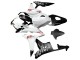 Descuento Carenados Moto Honda CBR600RR 2007-2008 - Blanco Negro Mate Rojo Repsol