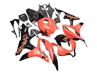 Descuento Carenados Moto Honda CBR600RR 2007-2008 - Naranja Negro Brillante Repsol