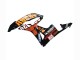 Descuento Carenados Moto Honda CBR600RR 2007-2008 - Amarillo Naranja Negro Brillante Rossi Repsol