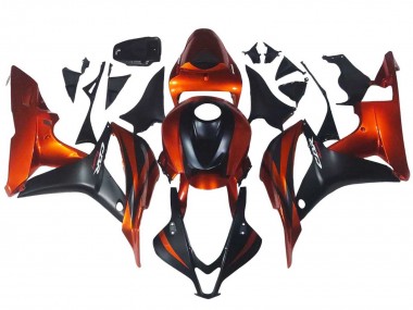 Descuento Carenado Moto Honda CBR600RR 2007-2008 - Naranja Negro Mate