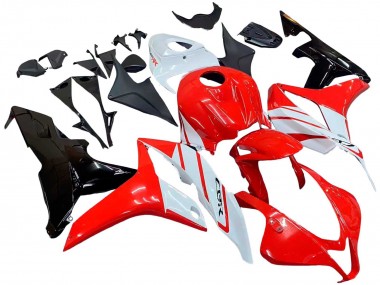 Descuento Carenado Moto Honda CBR600RR 2007-2008 - Blanco Rojo Negro Brillante