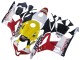 Descuento Carenados Moto Honda CBR600RR 2007-2008 - Blanco Amarillo Rojo Repsol HRC