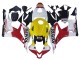 Descuento Carenados Moto Honda CBR600RR 2007-2008 - Blanco Amarillo Rojo Repsol HRC