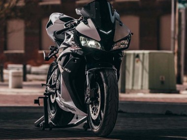 Descuento Carenados Moto Honda CBR600RR 2007-2008 - Blanco Negro Carrera