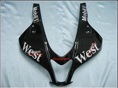 Descuento Carenados Moto Honda CBR600RR 2007-2008 - Negro Brillante Blanco West