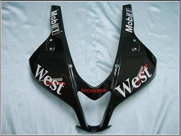 Descuento Carenados Moto Honda CBR600RR 2007-2008 - Negro Brillante Blanco West