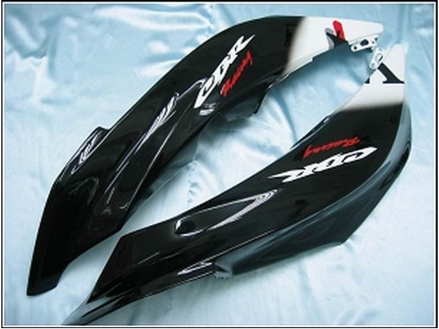 Descuento Carenados Moto Honda CBR600RR 2007-2008 - Negro Brillante Blanco West