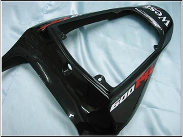 Descuento Carenados Moto Honda CBR600RR 2007-2008 - Negro Brillante Blanco West