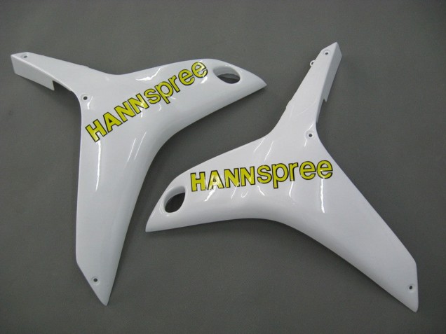 Descuento Carenados Moto Honda CBR600RR 2007-2008 - Blanco Verde Amarillo Negro Brillante Hannspree