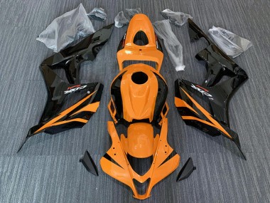 Descuento Carenados Moto Honda CBR600RR 2007-2008 - Naranja Negro Brillante Carrera