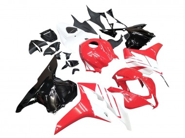 Descuento Kits Carenado Moto Honda CBR600RR 2009-2012 - Blanco Rojo Negro Brillante