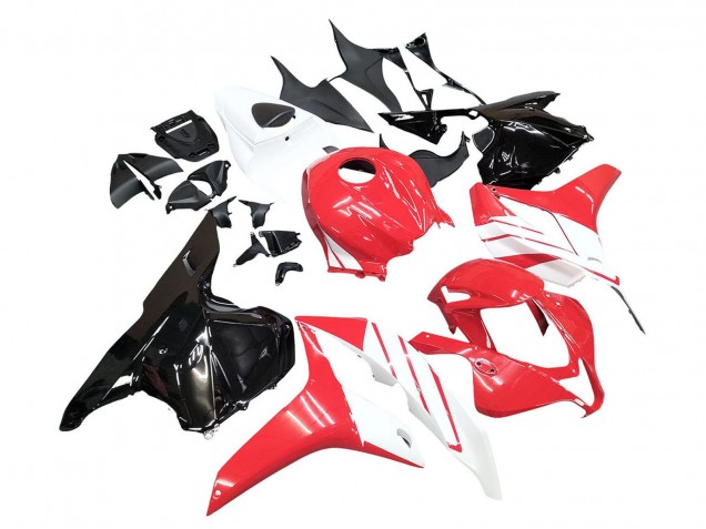 Descuento Kits Carenado Moto Honda CBR600RR 2009-2012 - Blanco Rojo Negro Brillante