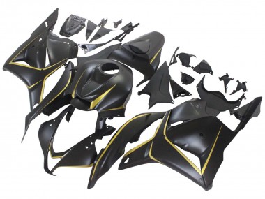 Descuento Carenados Moto Honda CBR600RR 2009-2012 - Negro Mate Oro