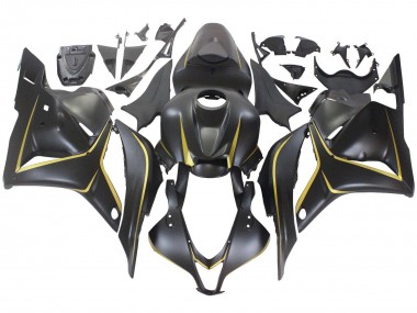 Descuento Carenados Moto Honda CBR600RR 2009-2012 - Negro Mate Oro
