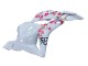 Descuento Carenados Moto Honda CBR600RR 2009-2012 - Blanco Cherry Blossom Negro Brillante