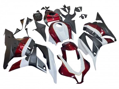 Descuento Carenados Moto Honda CBR600RR 2009-2012 - Blanco Rojo Negro Mate