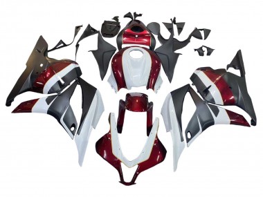 Descuento Carenados Moto Honda CBR600RR 2009-2012 - Blanco Rojo Negro Mate
