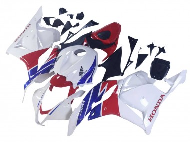 Descuento Carenados Moto Honda CBR600RR 2009-2012 - Blanco Rojo Azul