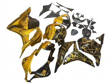 Descuento Carenados Moto Honda CBR600RR 2009-2012 - Oro Negro Brillante